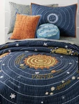 Crate Barrel The Land Of Nod Solar System Astronomy Cotton Full/queen Quilt. Fixed Price $179.99.