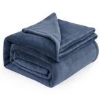 Bedsure Gentlesoft Fleece Blankets King Size (108" X 90"), Mineral Blue. Fixed Price $53.84.