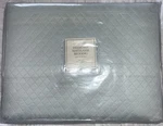 Restoration Hardware 100% Cotton Silver Sage Diamond Matelasse Coverlet King. Fixed Price $300.00.