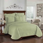Historic Charleston Collection King Matelasse Coverlet, Sage. Fixed Price $139.00.