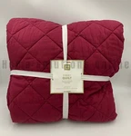 Pottery Barn Teen Finley Cotton Reversible Quilt Burgundy Twin / Xl #Z1291. Fixed Price $90.30.