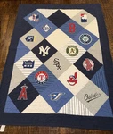 Pottery Barn Teen Quilt Twin Mlb Baseball National League 64"X84" Heavy Stitched. Fixed Price $99.99.