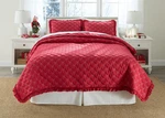 Brylanehome Ribbon Hem Bow Quilt 3-PC Set. Fixed Price $80.99.