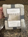 Threshold Brushed Flannel Herringbone Sham Beige Standard Size. Fixed Price $14.00.