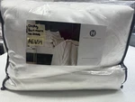 Hotel Collection Glint King Quilted Coverlet Only White Display. Fixed Price $79.99.