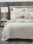 New Oake Ripple Matellase 100% Cotton King Coverlet Beige. Fixed Price $95.00.