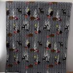 Hanna Andersson Crib Quilt Woodland Grey 46 X 32. Fixed Price $12.25.