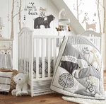 Bailey Woodland Critters 5-PIECE Nursery Crib Bedding Set Levtex Baby. Fixed Price $76.00.