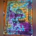 Boho Hippie Spiritual Ganesha Wall Tapestry Authentic & Vibrant Made India. Fixed Price $16.00.