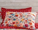 2-PIONEER Woman Fluttering Fancies Velvet King Size Pillow Sham Set 20 X 36. Fixed Price $42.87.