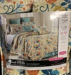 Virah Bella Collection - Debra Valencia "greta 3 Piece Quilt King Size. Fixed Price $59.99.
