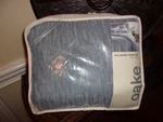 New Oake By Macys Blue Ripple Matelass Full/queen Duvet Cover & Shams Set 3PC. Fixed Price $93.99.