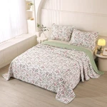Winlife Cotton Floral Set 3-PIECE Botanical Quilted Bedding Garden .... Fixed Price $40.17.