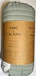 Becky Cameron Eucalyptus Microfiber King / Stitch Quilt Set (3-PCS). Fixed Price $78.99.