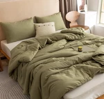 Rosgonia King Size Comforter Set Olive Green 3PC Boho Quilt Bedg. Fixed Price $53.21.