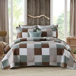 Y-plwomen Plaid Quilt King Size 100% Cotton Farmhouse With .... Fixed Price $141.56.