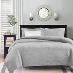 Madison Park Quebec Quilt Set - Luxurious Damask Stitching Design, Filled, Twin. Fixed Price $81.99.