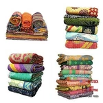 Rajwada-fashionindian Tribal Kantha Quilts Vintage Cotton Bed Cover Throw Old. Fixed Price $27.45.