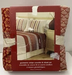 Pier 1 Imports Ticking Stripe Coverlet Set - Full / Queen. Fixed Price $135.00.