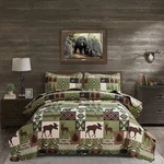 Arl Home Rustic Quilt Set Queen Size Country Patchwork Bedding Lig.... Fixed Price $54.91.