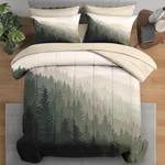 Pamnest Comforter Set Twin Size, Mountain Pine Tree 5 Pcs Bedding And Adu.... Fixed Price $91.27.