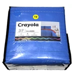 Crayola 3 Piece Quilt Set Full Queen 100% Cotton Shell Blue Red Reversible. Fixed Price $44.99.