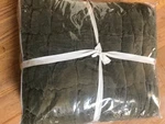 Pottery Barn Cozy Cloud Linen Quilt Queen Loden Green Hand Stitched No Shams. Fixed Price $179.00.