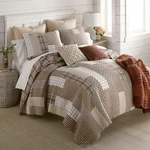 Donna Sharp Highland Plaid Farmhouse Chic Cotton Queen 3-PC Quilt Set Patchwork. Fixed Price $114.00.