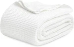Bedsure 100% Cotton Blanket Queen (90" X 90"), 01 - White. Fixed Price $75.68.