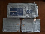 Bedsure Linen Cotton Blend Duvet Cover Set 3 Pcs Queen Size (blue Color). Fixed Price $65.00.
