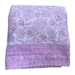 Full / Queen Jessica Simpson Cotton Paisley Floral Pink & Blue Quilt Blanket. Fixed Price $34.00.