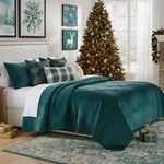 Greenland Home Fashions Finely Stitched Velvet Quilt Set, 3-PIECE Full/queen,.... Fixed Price $135.37.