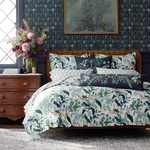 Rifle Paper Co. Peacock Classic Smooth Sateen Duvet Cover. Fixed Price $149.50.