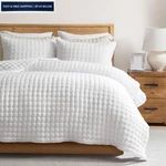Wdcozy White Size Quilt Bedding Sets King, (gold Cross Stitching). Fixed Price $95.99.