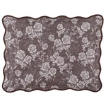 Collections Etc Sadie Scalloped Edge Rose Design Pillow Sham 1 Pcs. Fixed Price $15.00.