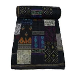 Marubhumi Indian Handmade Silk Sari Kantha Quilted Patchwork (bl.... Fixed Price $59.46.