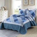 Honeilife Set Queen Size - 3 Piece Microfiber Reversible Bedspre.... Fixed Price $51.46.
