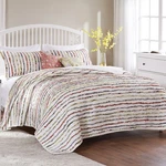 Greenland Home Fashions Bella Ruffled 100% Cotton Quilt Pillow Sham Set. Fixed Price $162.35.
