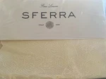 Sferra Alice Ivory Queen Coverlet Floral Scallop Edge 100% Cotton Matelasse New. Fixed Price $150.00.