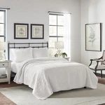 Laura Ashley Heirloom Crochet Quilt Set 3PC 100% Cotton Reversible Natural Soft. Fixed Price $149.99.