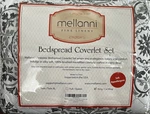 Mellanni Fine Lines 3-PIECE Bedspread Coverlet Set King/cal Quilt & Shams. Nib. Fixed Price $46.64.