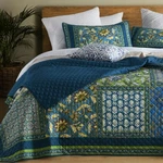 Set Twin Size Floral Patchwork Quilted, Soft Comforter Be... Fast Ship. Fixed Price $72.99.