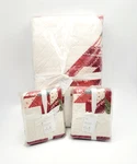 Pottery Barn Christmas Noelle Star King Quilt & 2 Pillow Shams New. Fixed Price $499.95.