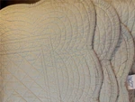 Simply Shabby Chic Matelasse King Size Pale Blue Quilt Spread 2 Pillow Shams. Fixed Price $129.00.