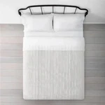 Hearth & Hand King Microstripe Quilt Sour Cream/railroad Gray 104 X 92. Fixed Price $54.71.
