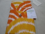 New Nostalgia Home Ally Standard Pillow Sham 20X26 Orange/gold Nip. Fixed Price $26.98.