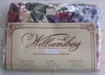 Williamsburg Flower Study King Ruffled Sham-crown Crafts Usa 2 Shams Available. Fixed Price $20.00.
