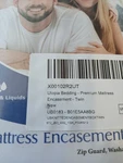Utopia Bedding Premium Mattress Zippered Encasement Cover Twin 10IN. Fixed Price $18.00.