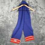 Nfl Hooded Scarf Unisex Osfm Blue Red White Striped Winter Knit Football Fan. Fixed Price $13.00.