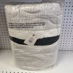 Nwt Hearth & Hand Magnolia Full/queen Quilt 88 X 92 Mini Stripe Cream Gray. Fixed Price $24.00.